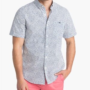 Vineyard Vine dish dash slim Tucker shirt